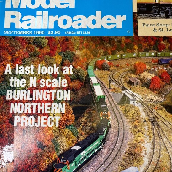 Model Railroader Magazine Back Issue September 1990 Vol 57 No 9 u - Picture 2 of 12